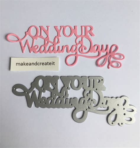 Wedding Metal Die Cutting 